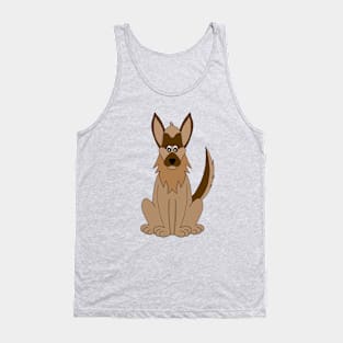 Dog Cartoon Amazing German Shepherd Tank Top